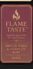 Flame Taste Frutos Rojos y Chocolate Ruby
