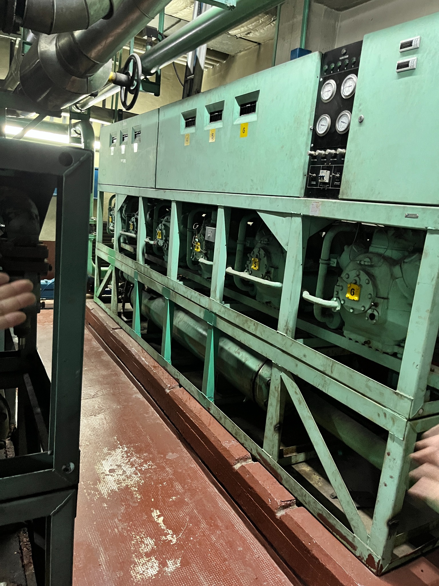 Sala de máquinas de refrigeración